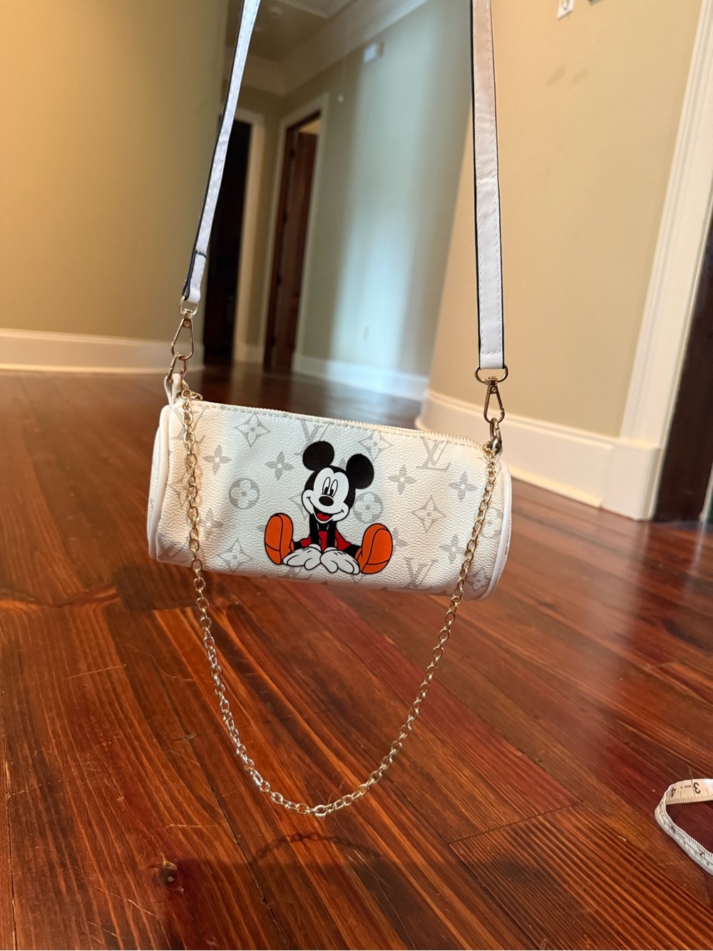 Kids Mouse Canvas Crossbody Bag